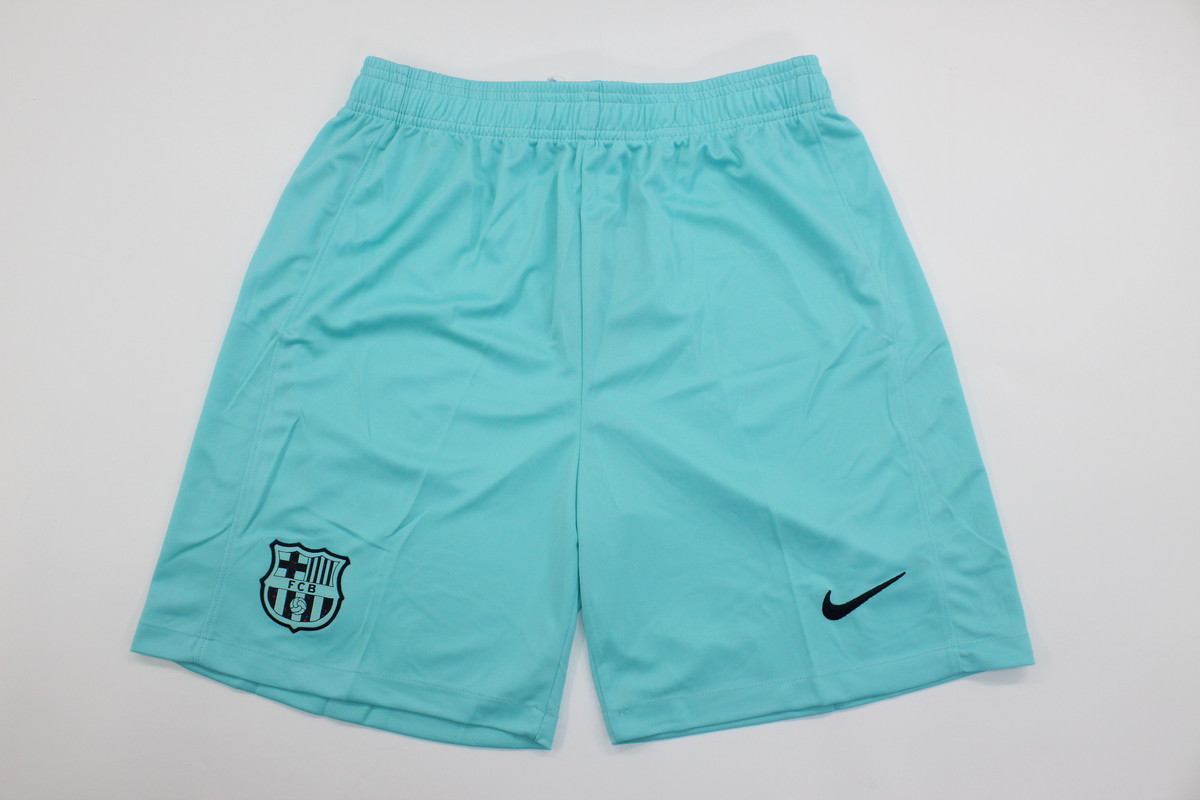 AAA Quality Barcelona 23/24 Third Green Soccer Shorts